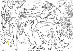 Balaam Donkey Coloring Page Balaam and His Donkey Coloring Page