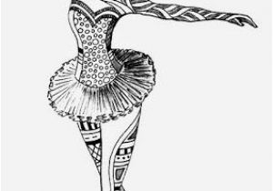 Ballerina Coloring Pages for Girls Ballerina Doodle