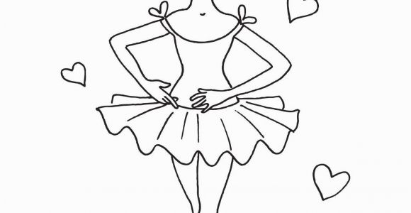 Ballerina Coloring Pages for Girls Ballerina Drawings Ballerina Coloring Pages