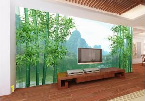 Bamboo forest Wall Mural 3d Room Wallpaper Custom Non Woven Mural Huge Hd Bamboo forest Guilin Landscape Painting Living Room Wallpaper for Walls 3 D Wallpapers