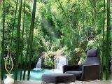 Bamboo forest Wall Mural Wallpaper Muurposters Wall Mural Wallpaper Fleece Green forest