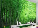 Bamboo forest Wall Mural Wallpaper Sykdybz Nature Green Bamboo for Living Room Wall Art Decor