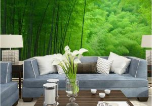 Bamboo Mural Walls Nature Bamboo forest Mural Wallpaper Living Room Bedroom Wall