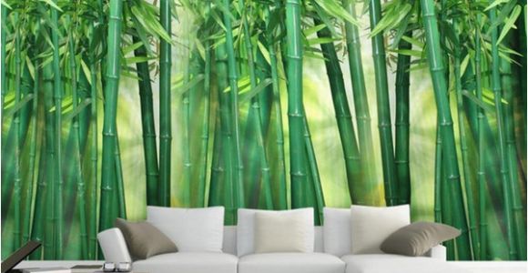 Bamboo Wall Mural Wallpaper Custom Wallpaper Bamboo forest Art Wall Painting Living Room Tv Background Mural Home Decor 3d Wallpaper for Wallpaper for