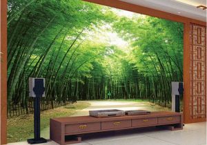 Bamboo Wall Mural Wallpaper Hot Selling Bamboo Design 3d Wall Murals Home Decor