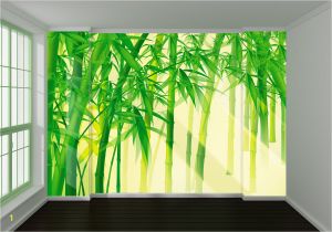 Bamboo Wall Mural Wallpaper Sehr Berühmt 3d Fresh Bamboo Leaves 667 Wall Paper Print