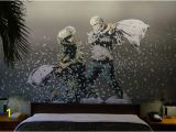 Banksy Wall Mural Wallpaper Betlehem Walled F Hotel Baumeister