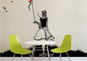 Banksy Wall Mural Wallpaper Heimwerker Vließ Fototapete Tapete Wandbild Wallpaper