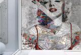 Banksy Wall Mural Wallpaper Pop Art Wallpaper Marilyn Monroe Wall Mural Typographie Wall