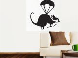 Banksy Wall Murals Helicopter Rat Banksy Wall Stickers Mural Wallpaper Wall Art 45