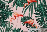 Bar Scene Wall Murals Summer Flamingo Jungle Vibes 1 Wall Mural Wallpaper