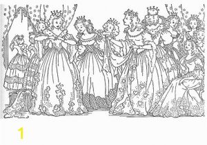 Barbie and the 12 Dancing Princesses Coloring Pages Barbie and the 12 Dancing Princesses Coloring Pages