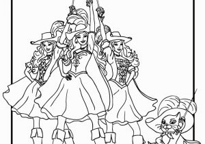 Barbie and the 3 Musketeers Coloring Pages Barbie Three Musketeers Coloring Page