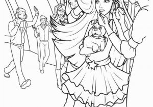 Barbie and the Popstar Coloring Pages Barbie the Princess and the Popstar Characters Coloring