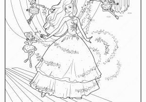 Barbie Fashion Fairytale Coloring Pages Printable Printable Barbie Fashion Fairytale Coloring Pages 01