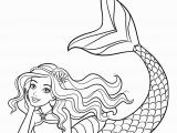 Barbie Mermaid Coloring Pages for Kids Beautiful Mermaid Barbie Coloring Pages Youloveit