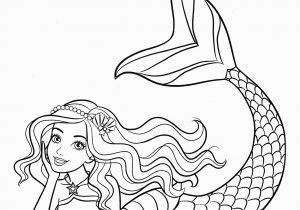 Barbie Mermaid Coloring Pages for Kids Beautiful Mermaid Barbie Coloring Pages Youloveit