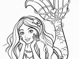 Barbie Mermaid Coloring Pages for Kids Beautiful Mermaid Barbie Coloring Pages Youloveit