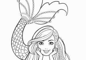 Barbie Mermaid Coloring Pages for Kids Beautiful Mermaid Barbie Coloring Pages Youloveit