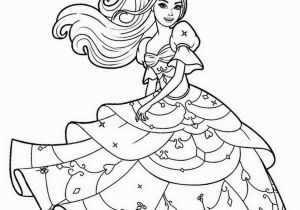 Barbie Princess Coloring Pages Free Printable Beautiful Barbie Princess Coloring Page Free Printable