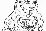 Barbie Princess Coloring Pages to Print Barbie Princess Coloring Pages