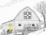 Barn Coloring Book Pages Barns