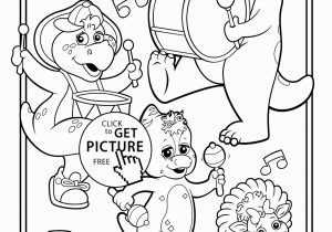Barney and Friends Coloring Pages Free Barney Birthday Coloring Pages Coloring Home