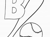 Baseball Cap Coloring Page Abc Pre K Coloring Activity Sheet Letter B Bat