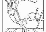 Baseball Field Coloring Page Football Field Coloring Page