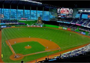 Baseball Field Wall Mural Marlins Park the Reader Wiki Reader View Of