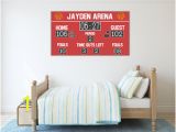 Baseball Scoreboard Wall Mural Personalized Football Scoreboard Football Scoreboard