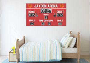 Baseball Scoreboard Wall Mural Personalized Football Scoreboard Football Scoreboard