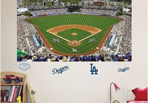 Baseball Stadium Wall Mural Fathead Los Angeles Dodgers Stadium Mural Wall Decals