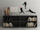 Baseball Wall Murals Cheap Baseball Silhouette Fabric Wall Decals Set Of 3 Baseball Players