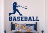 Baseball Wall Murals Cheap Baseball Speler Muurtattoo Gym Sport Muur Vinyl Stickers Voor