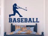 Baseball Wall Murals Cheap Baseball Speler Muurtattoo Gym Sport Muur Vinyl Stickers Voor