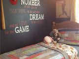 Baseball Wall Murals for Kids 48pcs Triangles Wall Sticker Kids Room Wall Decoration Wall