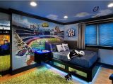 Baseball Wall Murals for Kids Sporty Decorations for Boys Rooms with Wall Mural and