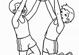 Basketball Coloring Pages for Kids Printable Basketball for Children Basketball Kids Coloring Pages