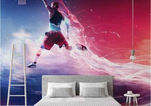 Basketball Wall Murals Large Basketball Wallpaper 3d Cartoon Murals for Children S Rooms