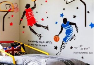 Basketball Wall Murals Large Kelay Fs 3d Basketball Wall Decals Sports Decals Basketball Stickers Wall Decor Basketball Player Wall Stickers for Boys Room Bedroom Decor