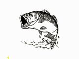 Bass Fish Coloring Pages Mouth Bass Decal 6×6 Products
