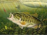 Bass Fishing Wall Murals Paintings Of Large Mouth Bass