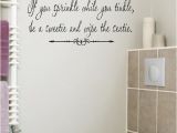 Bathroom Wall Murals Stickers if You Sprinkle Bathroom Quote Wall Decal Words Lettering