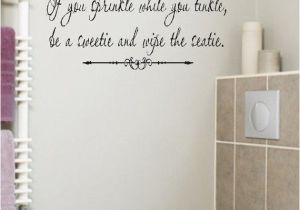 Bathroom Wall Murals Stickers if You Sprinkle Bathroom Quote Wall Decal Words Lettering