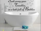Bathroom Wall Murals Uk Wall Art Sticker Quote Decal soak Away Bath Bubbles Sayings Shower