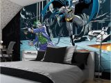 Batman Cityscape Wall Mural Giant Size Wallpaper Mural for Girl S and Boy S Room Batman & Joker