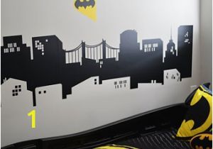 Batman Cityscape Wall Mural Gotham City