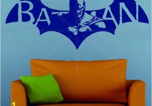 Batman Wall Mural Decal Batman Superhero Dc Ic Wall Art Stickers Decals Vinyl Justice League