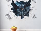 Batman Wall Stickers Murals Us $2 95 Off Fajne Batman Åamanie Wall Art Naklejki Åcienne Winylowe Naklejki Åcienne Mural Dla Dzieci ChÅopc³w Sypialnia Wystr³j Pokoju